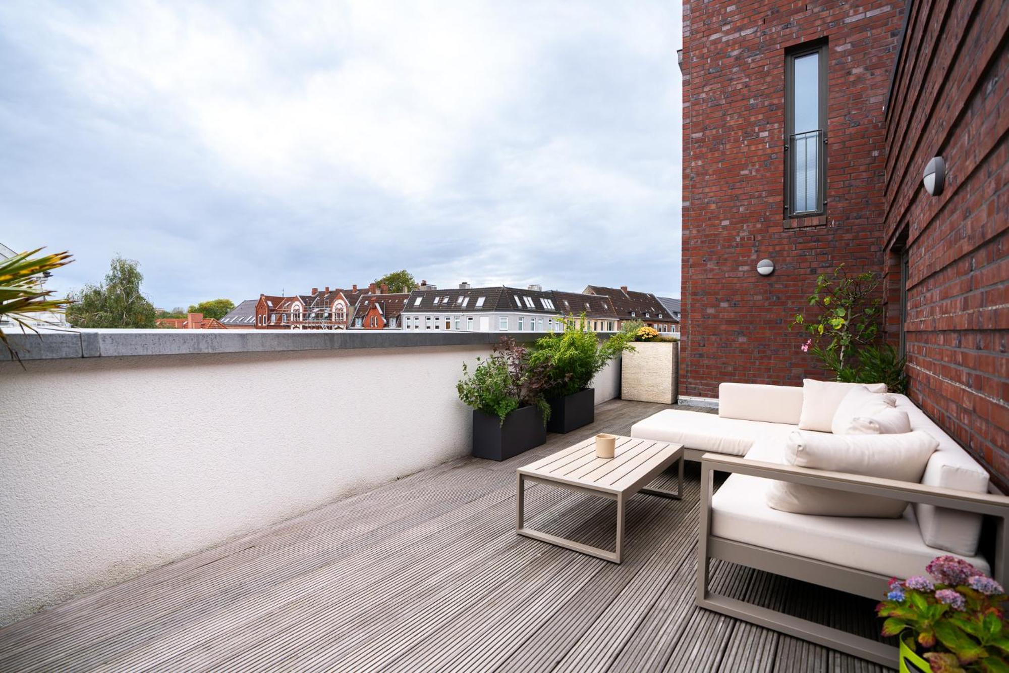 Ferienwohnung Foerdeterrasse Nahe Kiellinie Buitenkant foto